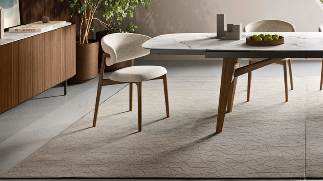 Tappeto in tinta unita Connect di Calligaris