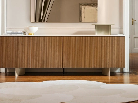 Tappeto dal design originale Curved di Calligaris