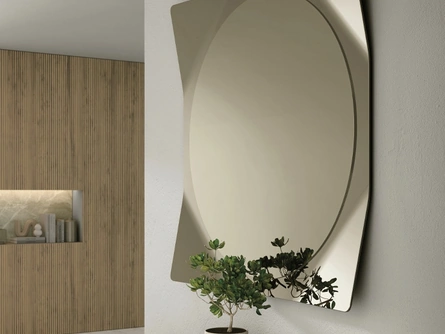 Specchio Lynx con cornice a specchio di Target Point