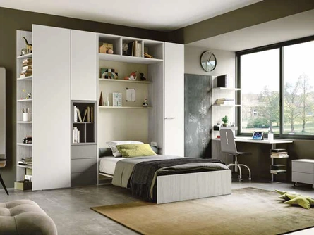 Cameretta salvaspazio con letto a scomparsa VCJ120 di Imab