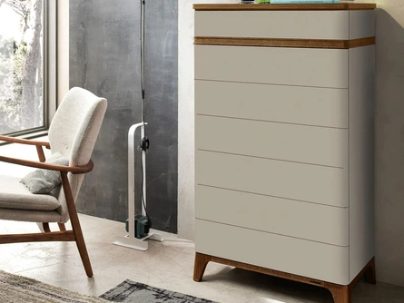 Cassettiera moderna in laccato opaco Atha di Le Fablier
