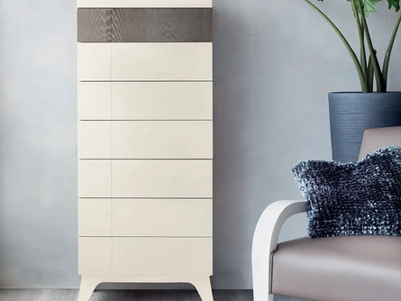 Cassettiera Aneto in legno laccato di Le Fablier