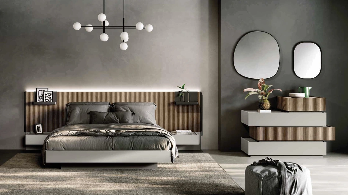 Letto Artemide con testiera di Imab