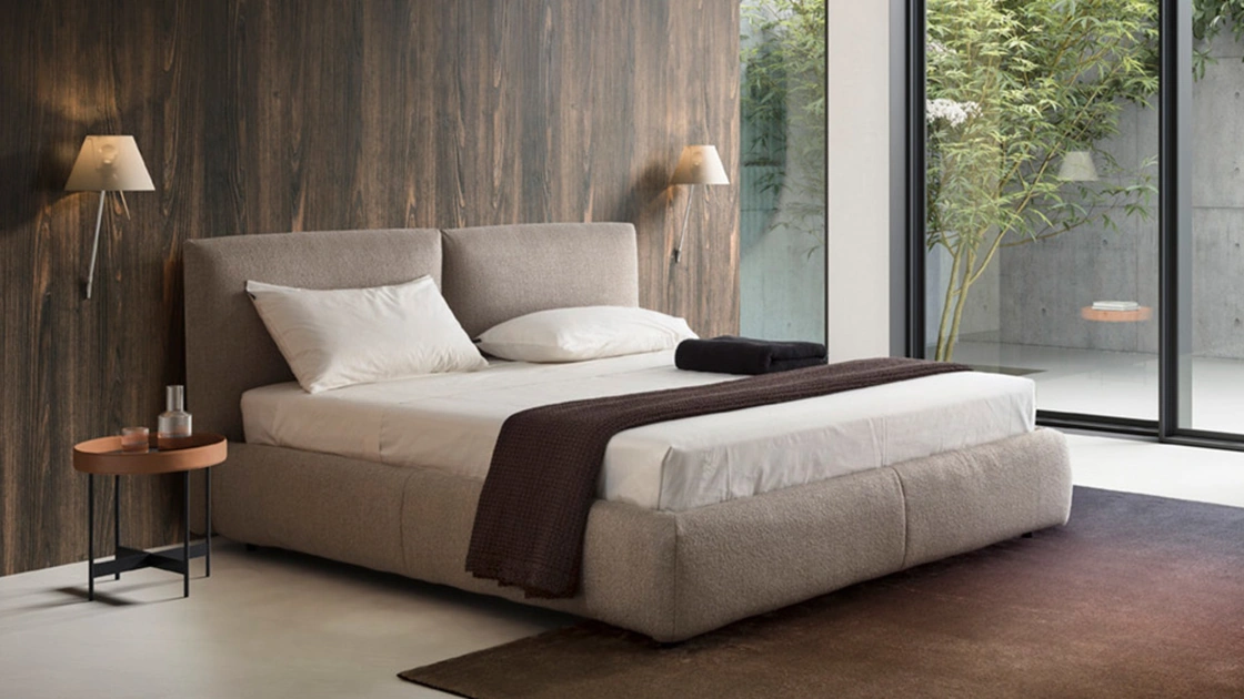 Letto con contenitore Magenta di Calligaris
