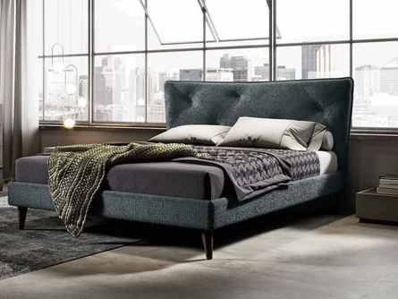Letto imbottito Dione di Imab