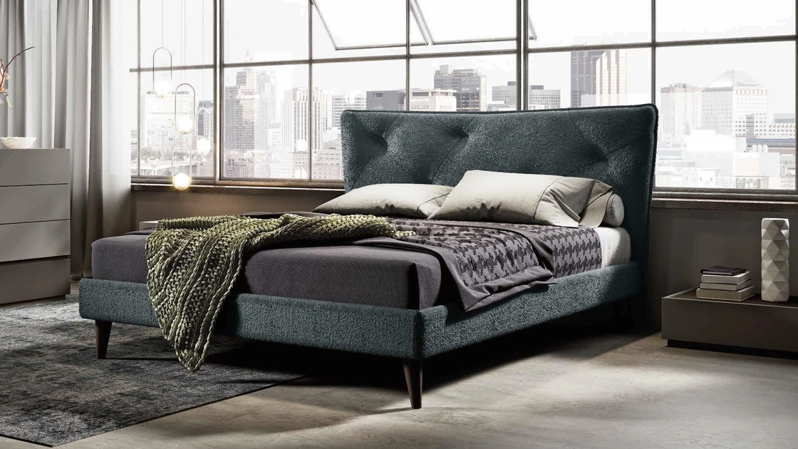 Letto imbottito Dione di Imab