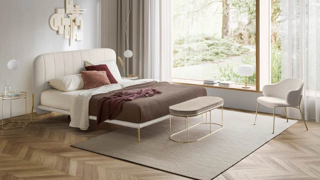 Letto imbottito Le Marais di Calligaris