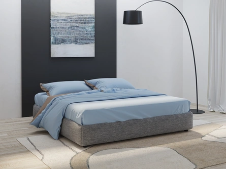 Letto sommier Nido in tessuto imbottito di Giessegi