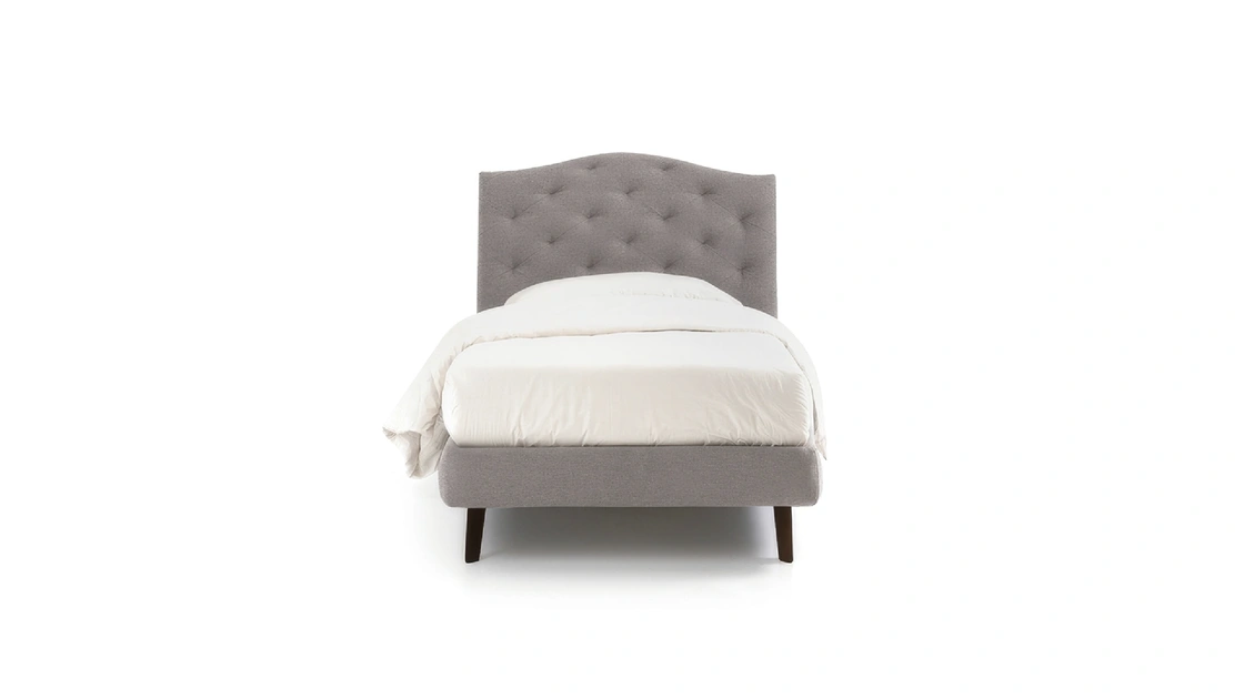 Letto singolo Lyle Capitonné di Noctis