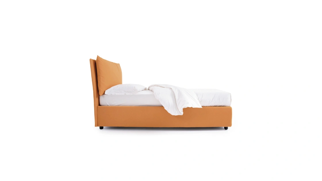 Letto singolo con contenitore Tangos di Noctis