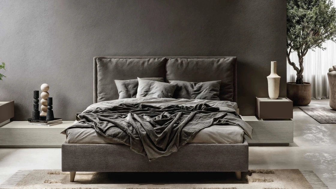 Letto imbottito Tokyo di Imab