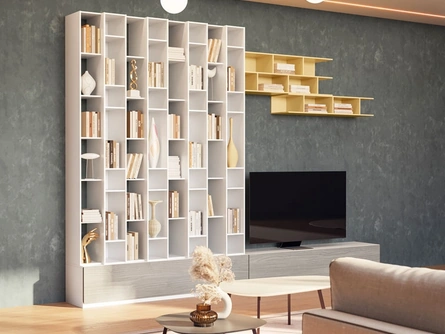 Libreria a muro LV719 di Giessegi