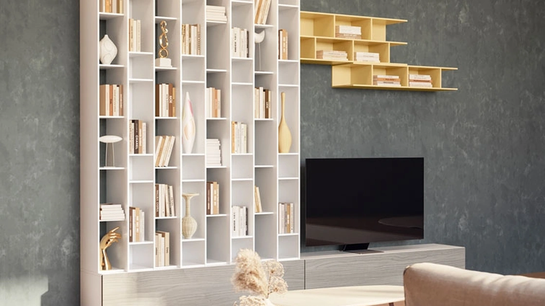 Libreria a muro LV719 di Giessegi