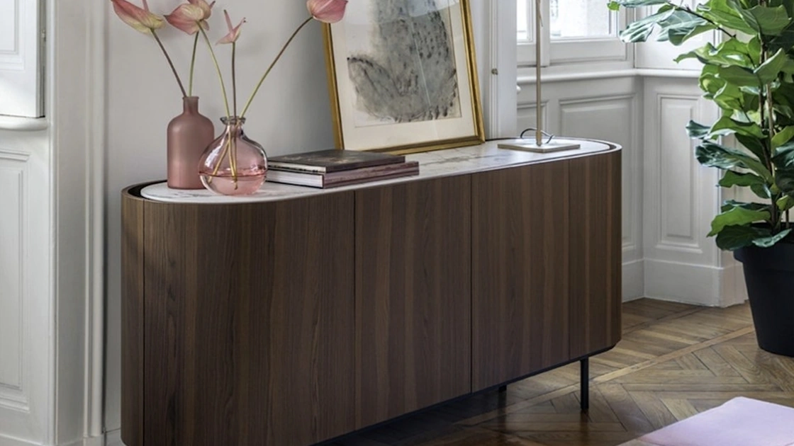 Madia ovale in legno Lake di Calligaris