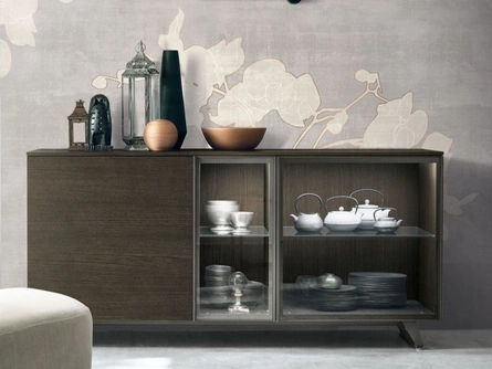 Madia Metropolis B01 in materico rovere moka di Tomasella