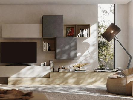 Parete Attrezzata Living LV729 di Giessegi