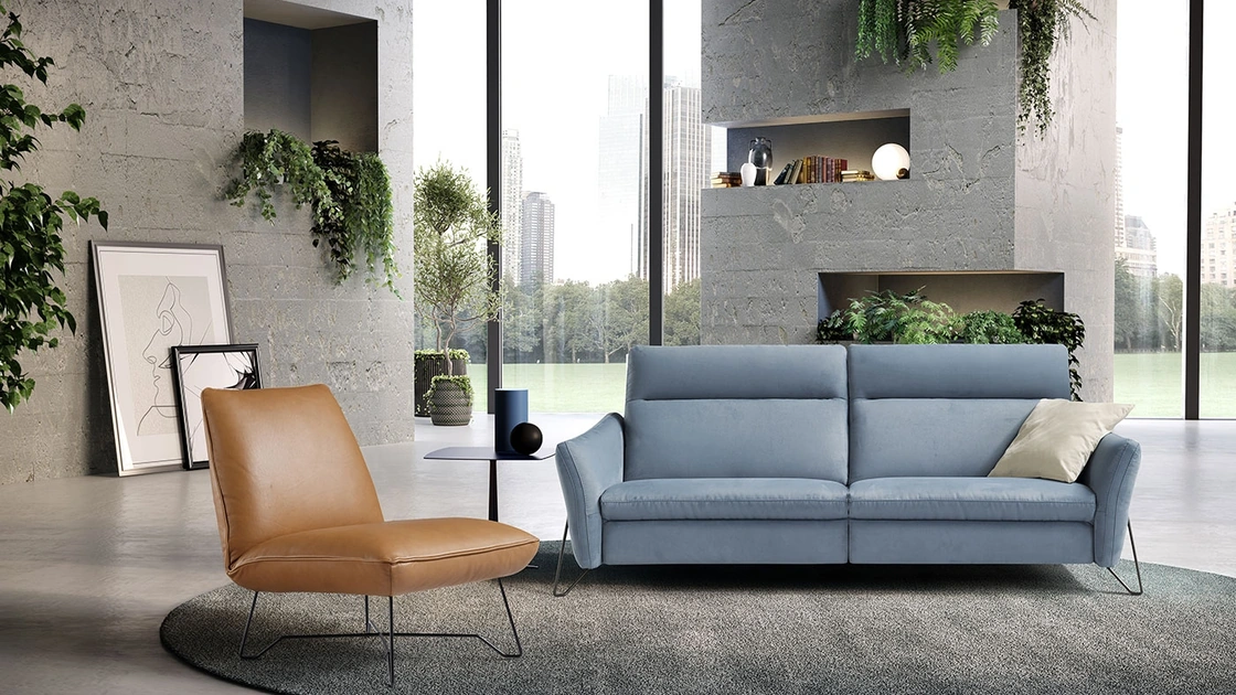 Poltroncina in pelle Lia di Egoitaliano