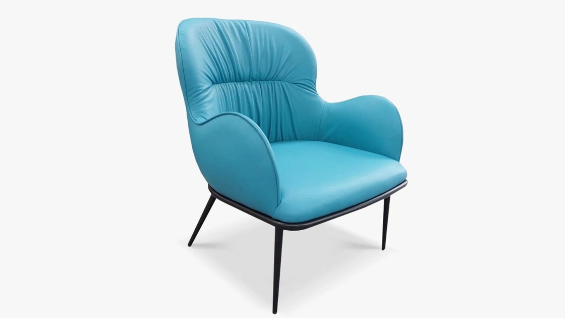 Poltrona in pelle Rory di Egoitaliano