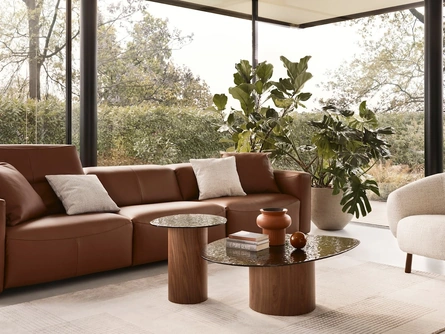 Divano relax in pelle Wave di Calligaris