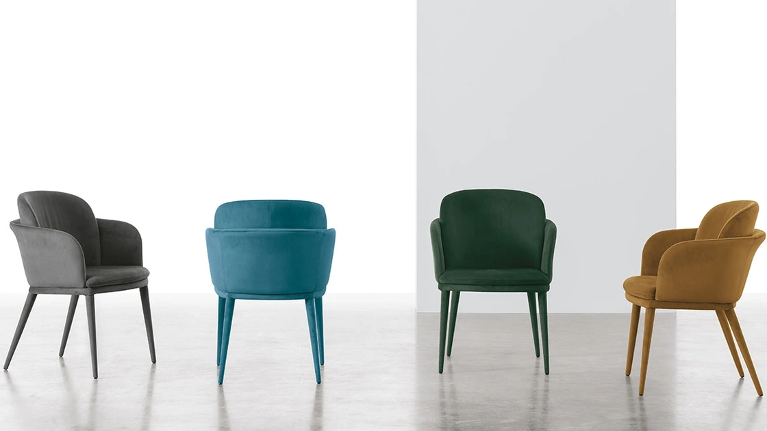 Sedia con braccioli Cleveland Poltroncina di Target Point