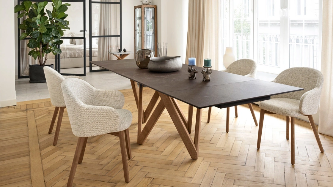 Sedia imbottita Holly Fab di Calligaris