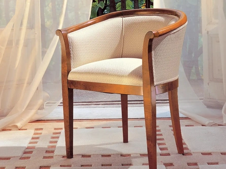 Sedia in tessuto con struttura in legno China di Le Fablier