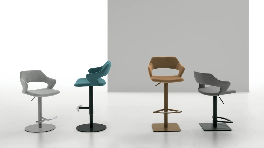 Sgabello regolabile in altezza Seattle di Target Point