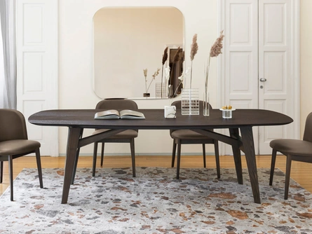 Tavolo ellittico Abrey di Calligaris