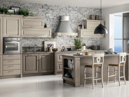 Cucina Classica in Rovere con isola Bolgheri 01 di Stosa