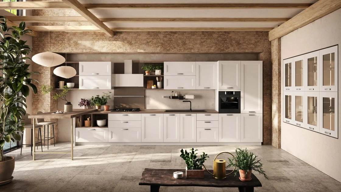 Cucina Classica con penisola Caravaggio di Ciao Cucine
