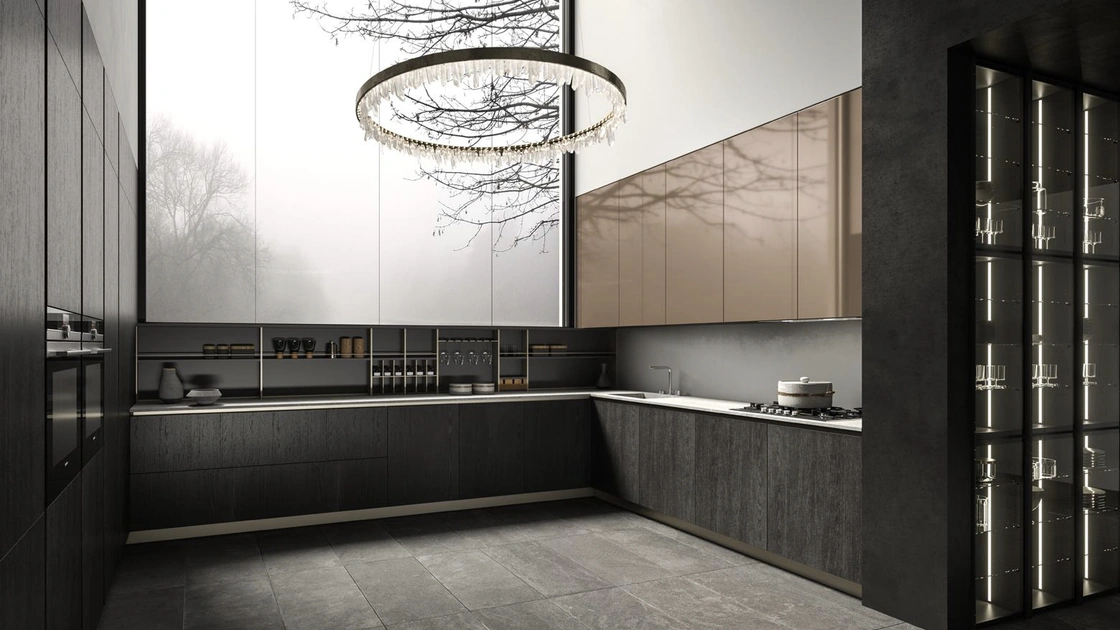 Cucina Design a golfo Lab13 Kitchen 01 di Aran