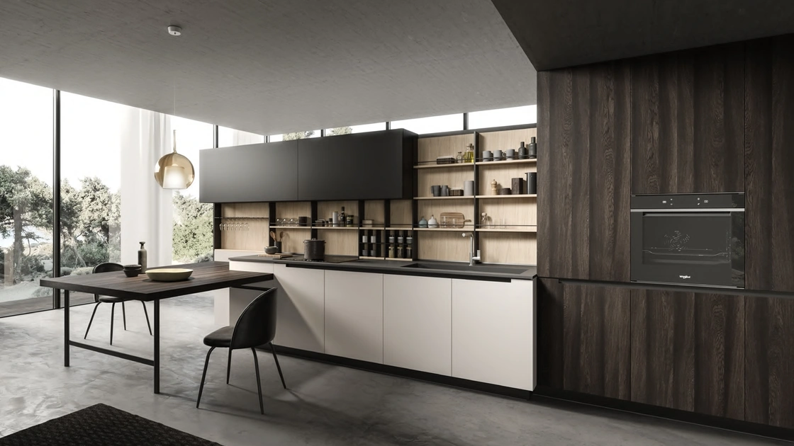 Cucina Design con penisola Lab13 Kitchen 03 di Aran