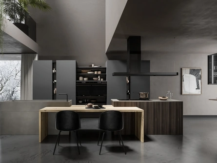 Cucina Design con isola Lab13 Kitchen 04 di Aran