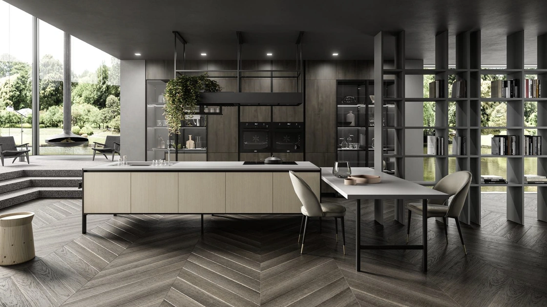 Cucina Design con isola Lab13 Kitchen 06 di Aran