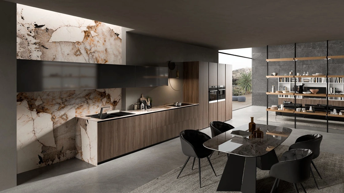 Cucina Design lineare Lab13 Kitchen 08 di Aran