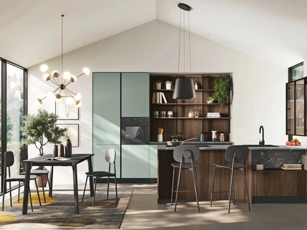 Cucina Moderna con penisola Art-Kaya 04 di Stosa