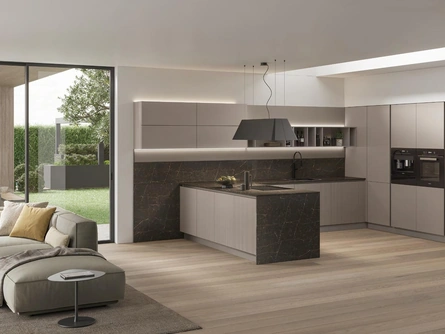 Cucina Moderna Color Trend Modern 01 con penisola di Stosa