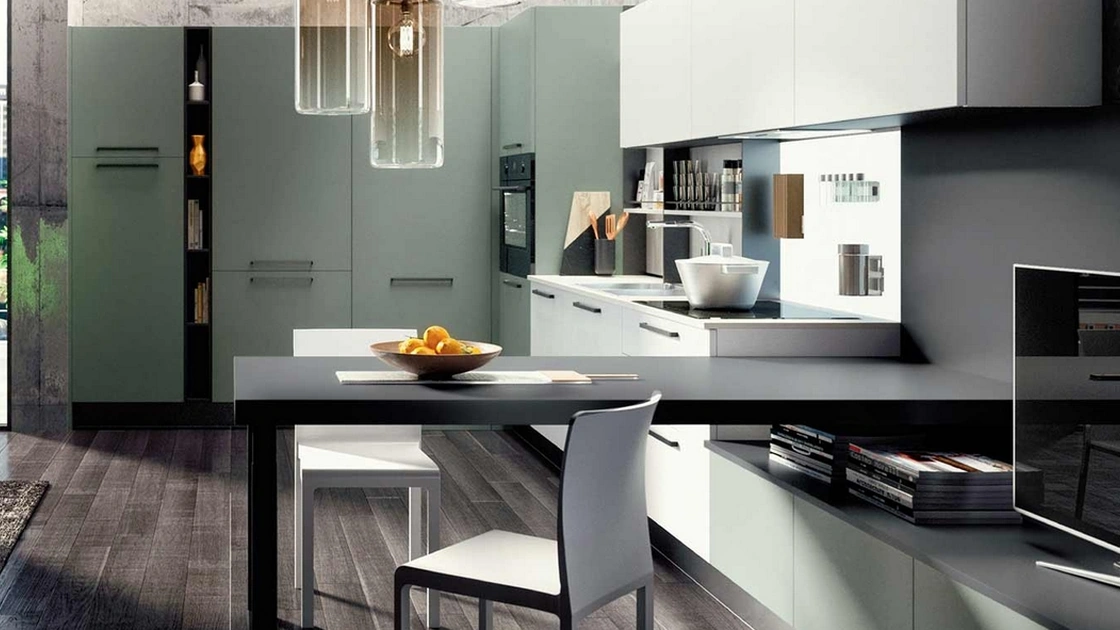 Cucina Moderna ad angolo Ginevra 04 di Ciao Cucine