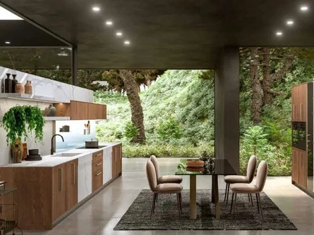 Cucina Moderna lineare Guadalupe 02 di Aran