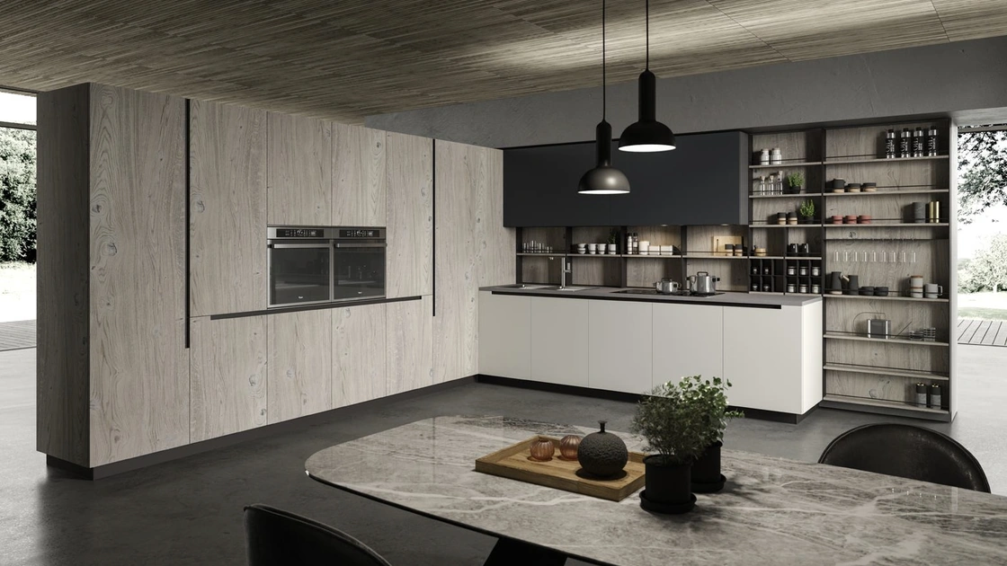 Cucina Moderna angolare Lab13 Kitchen 10 di Aran