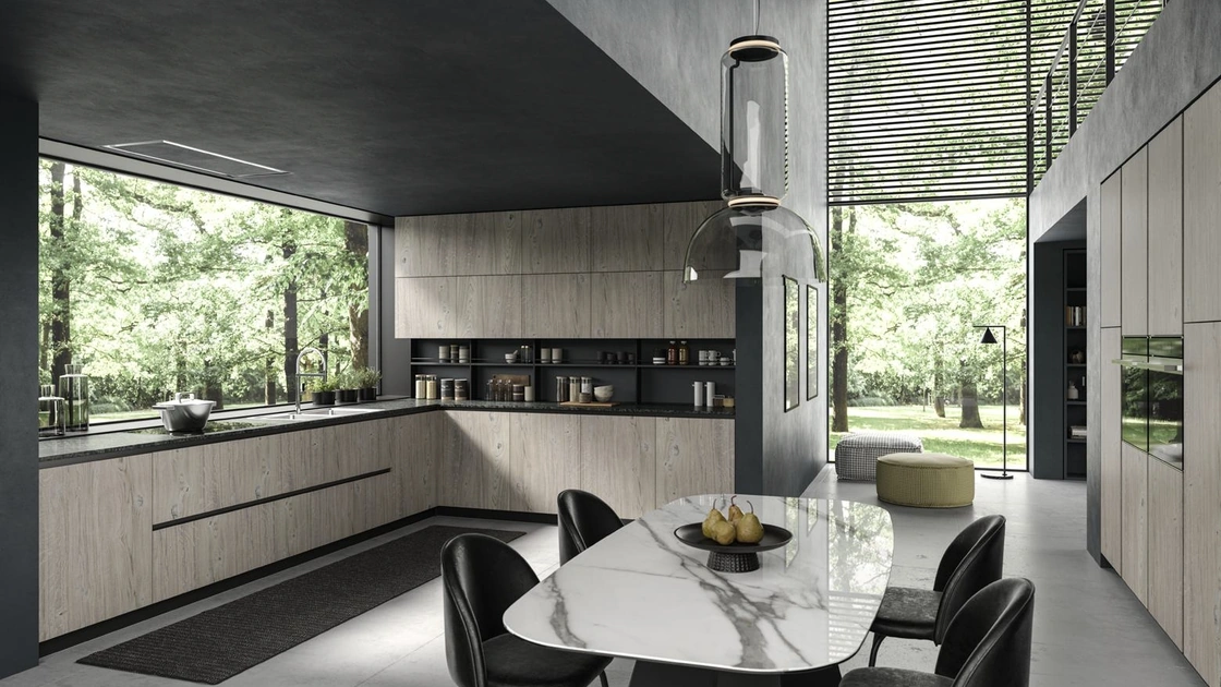 Cucina Moderna angolare Lab13 Kitchen 11 di Aran