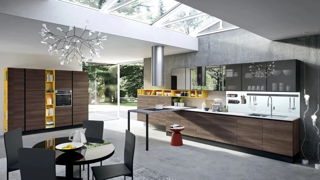 Cucina Mia In Frassino grigio di Aran